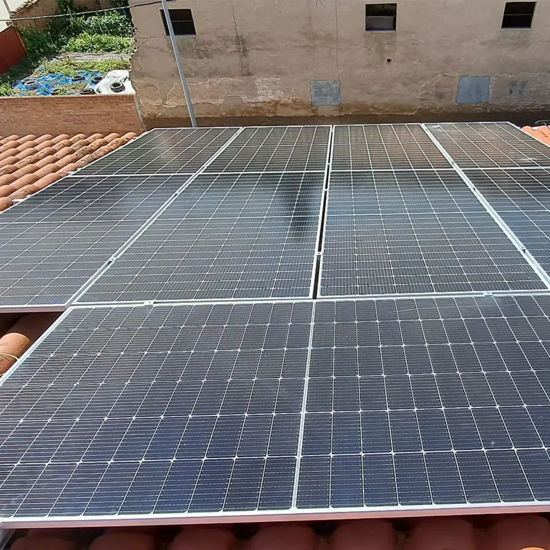 Instal·lació fotovoltaica de 4,995 kW - Vilagrasa (Lleida)